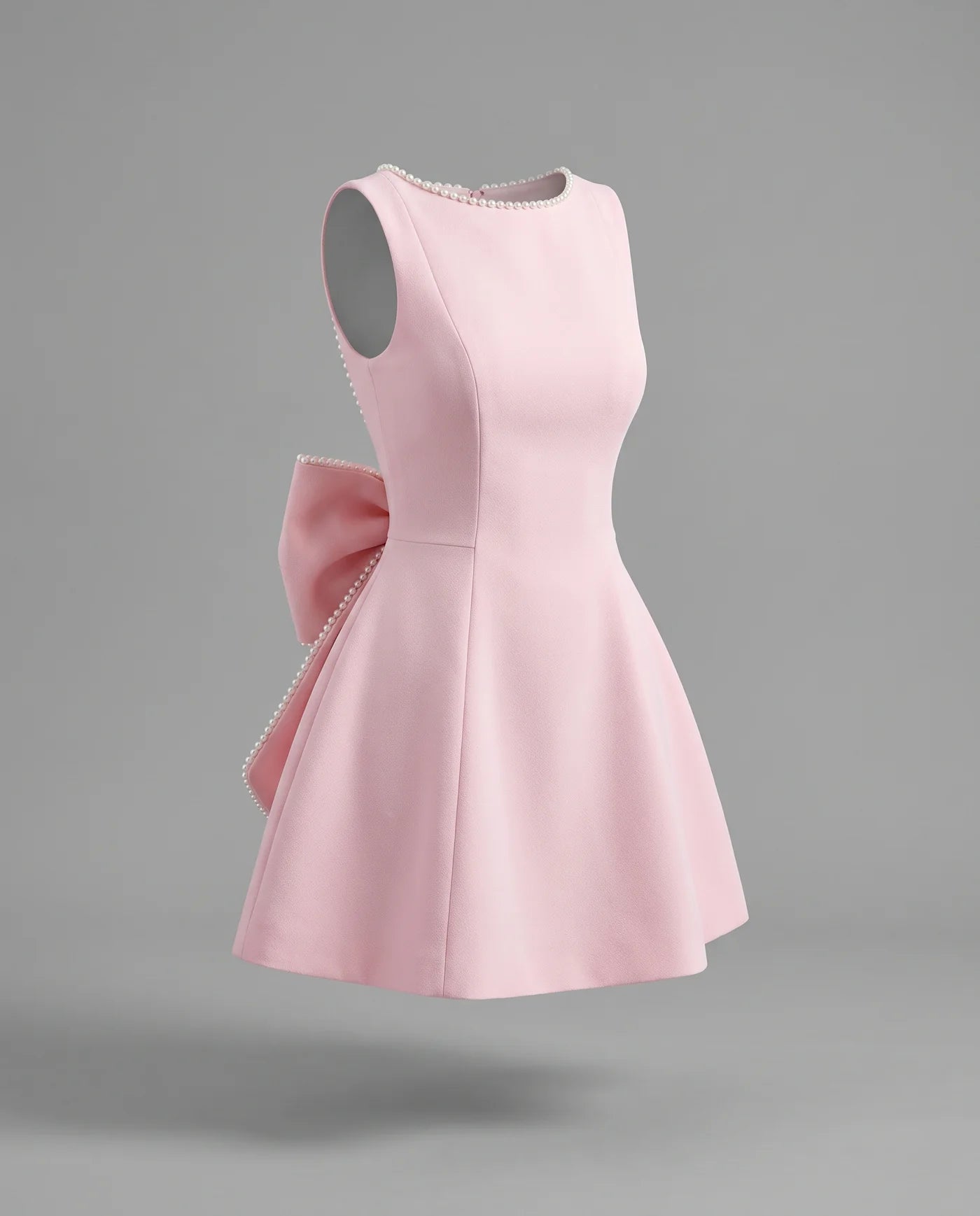 Amélie Pearl Mini Dress – Elegant Wedding Guest Dress