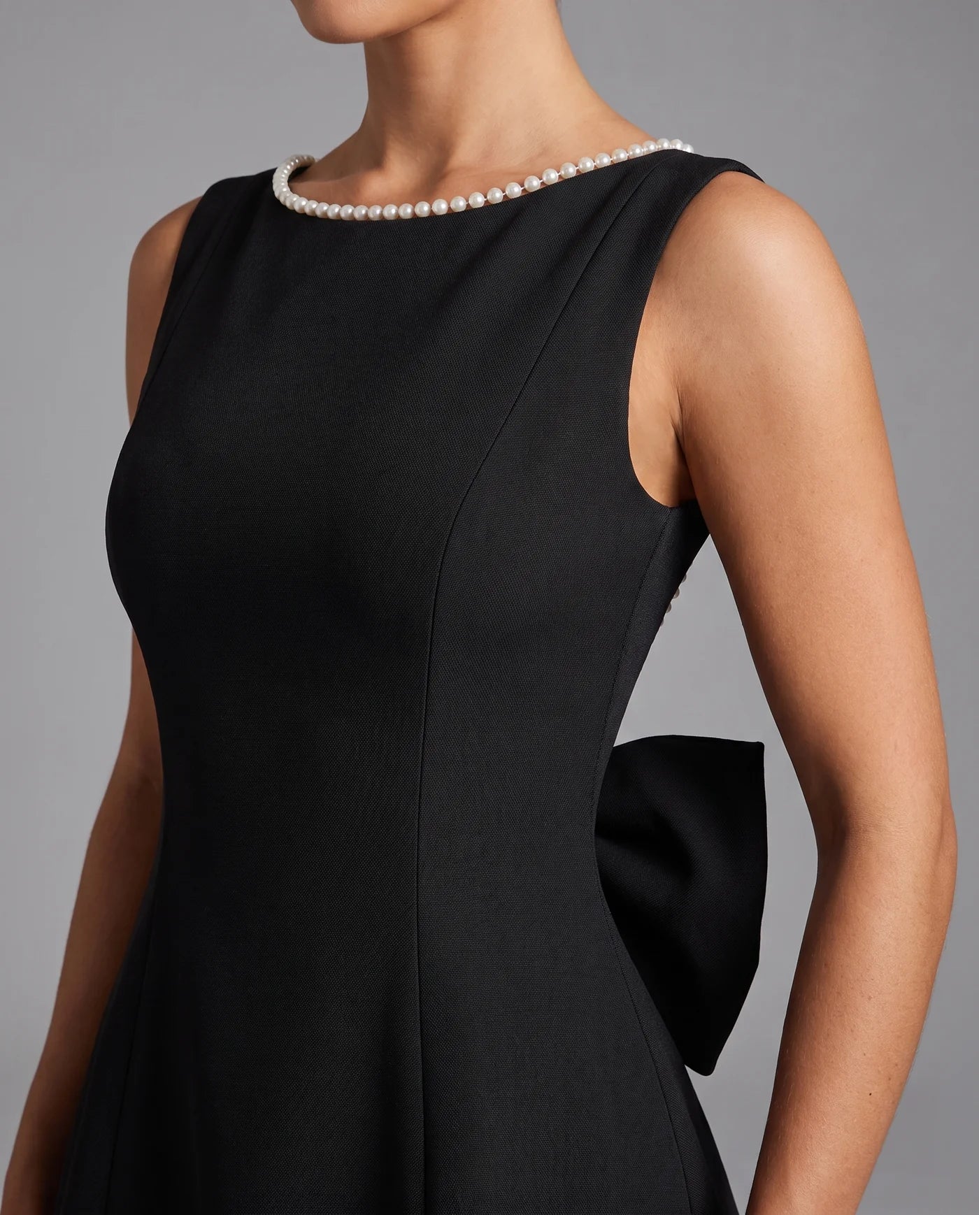 Amélie Pearl Mini Dress – Elegant Wedding Guest Dress