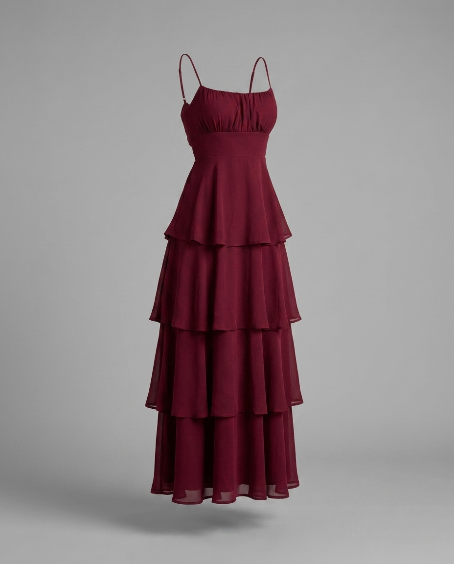 Evening Soirée Chiffon Maxi Dress