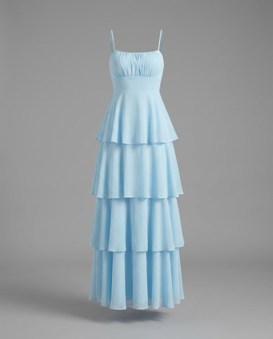 Evening Soirée Chiffon Maxi Dress